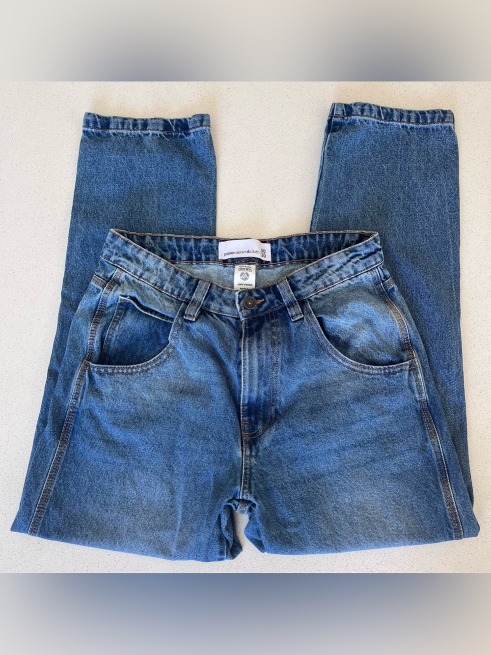 Paper Denim & Cloth Women's Jeans in Medium Blue Wash